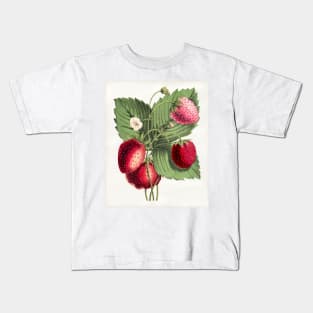 Hand Drawn Strawberry Kids T-Shirt